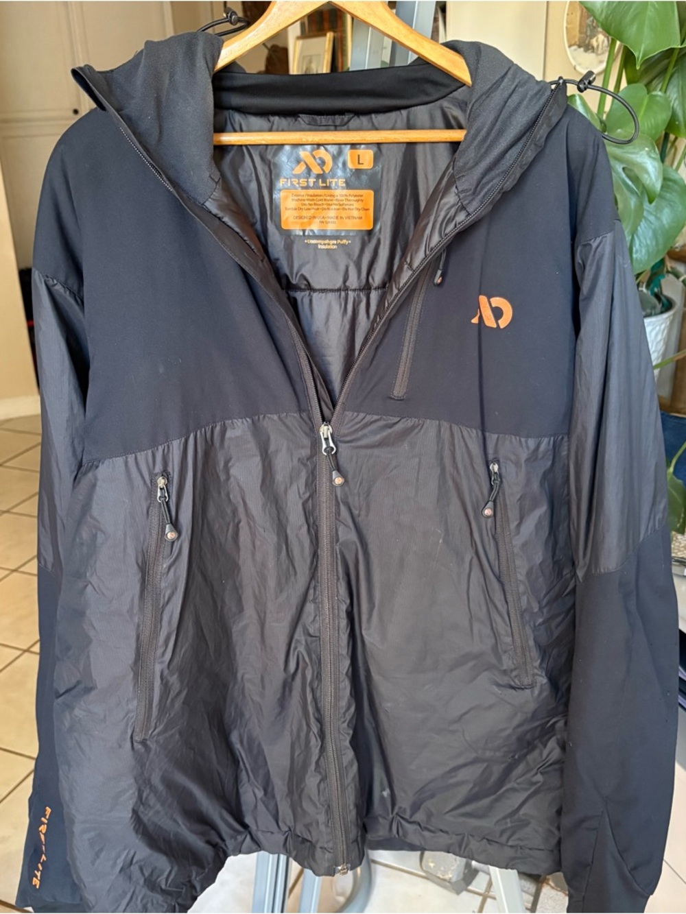 First Lite Uncompahgre Jacket 1.0, Large, Black, RARE